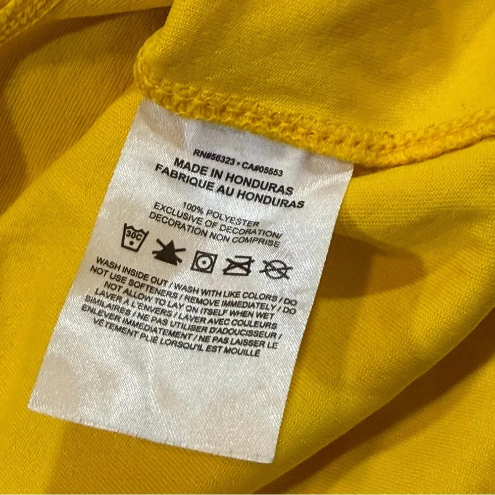 Nike NBA LeBron James Lakers Jersey Yellow Mens Large